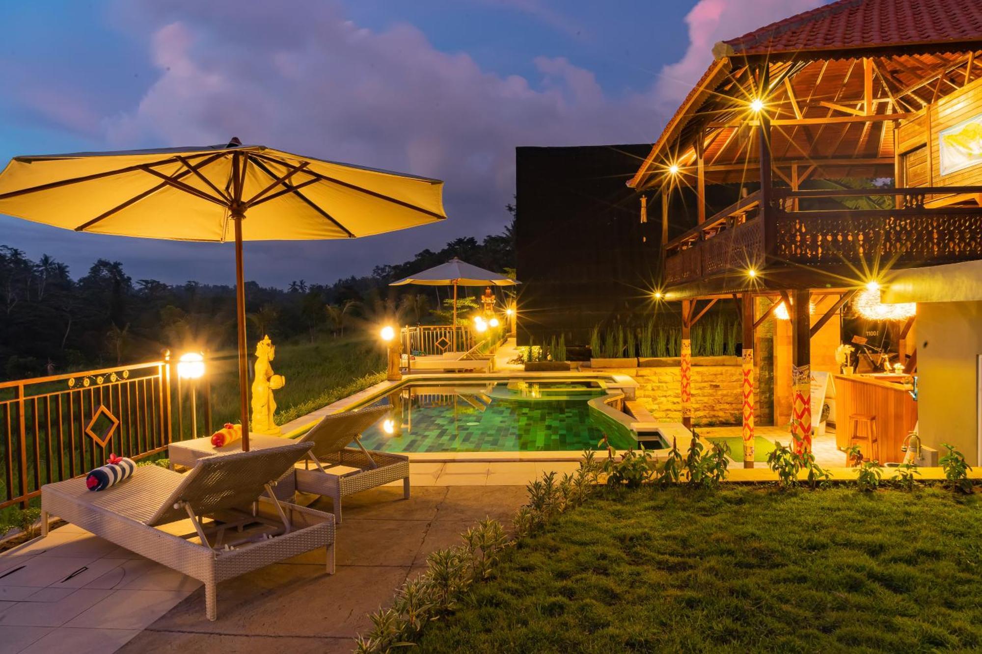 The Pyramid Ubud River Villas กีอันยาร์ ภายนอก รูปภาพ