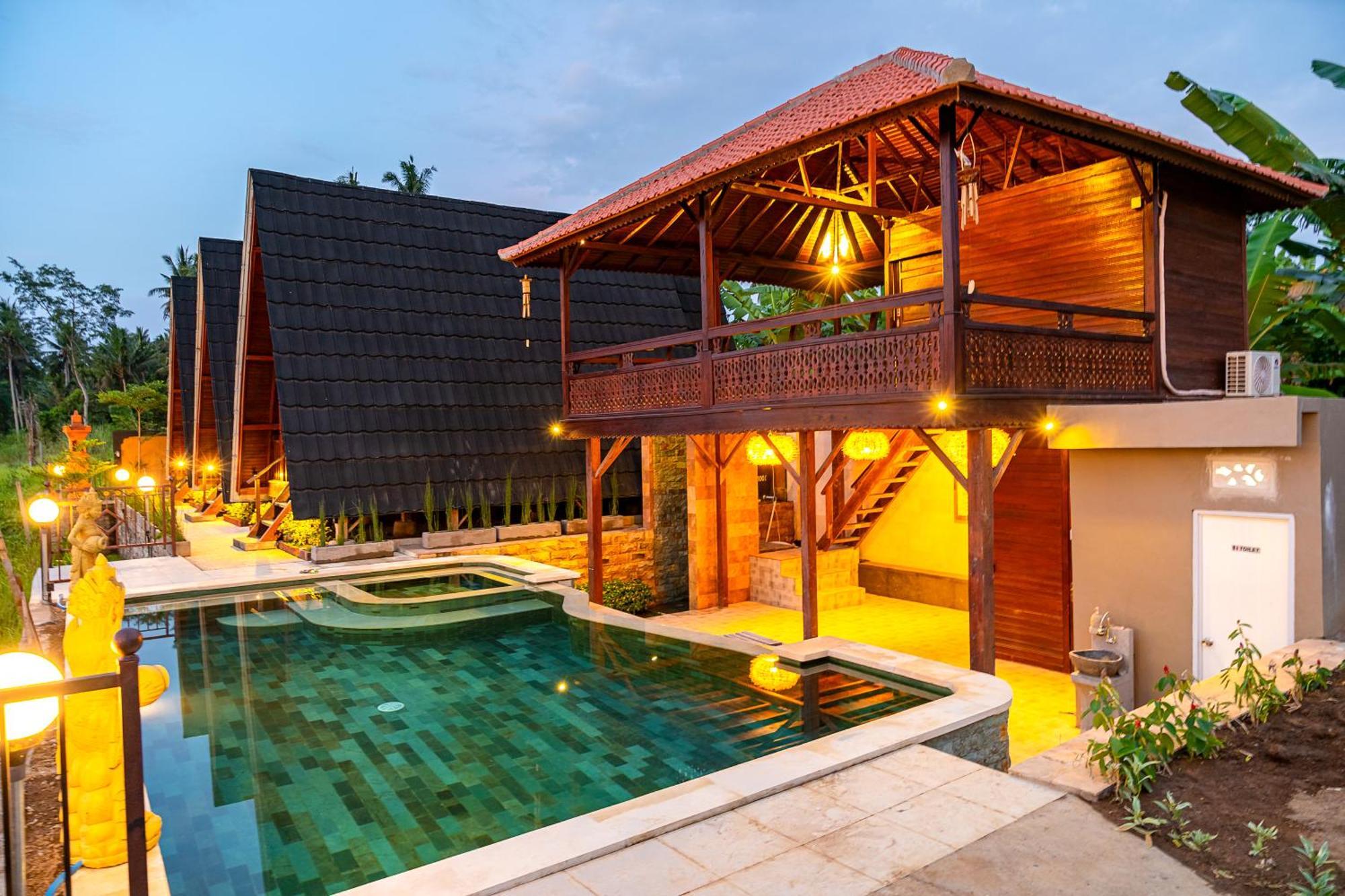The Pyramid Ubud River Villas กีอันยาร์ ภายนอก รูปภาพ