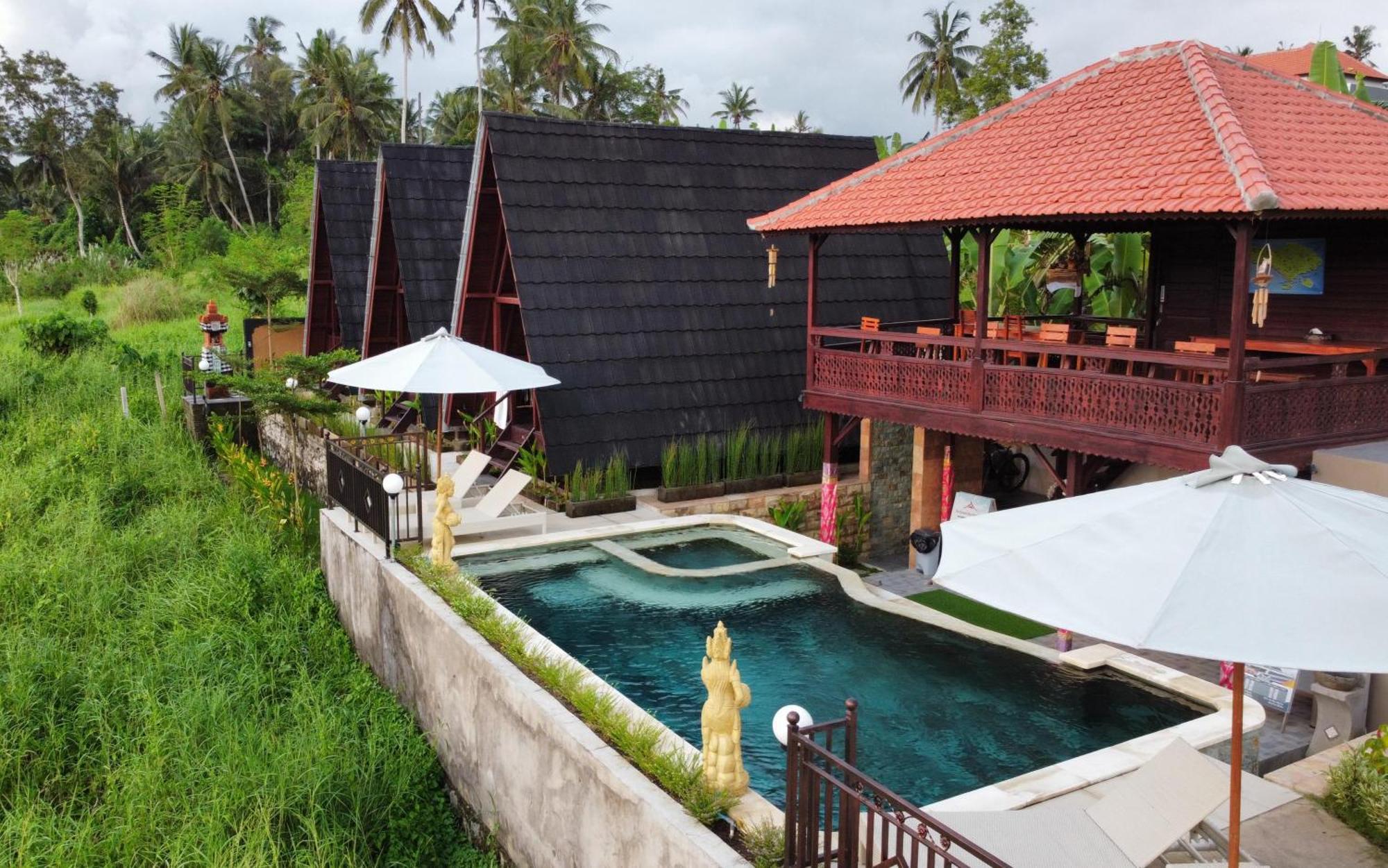 The Pyramid Ubud River Villas กีอันยาร์ ภายนอก รูปภาพ